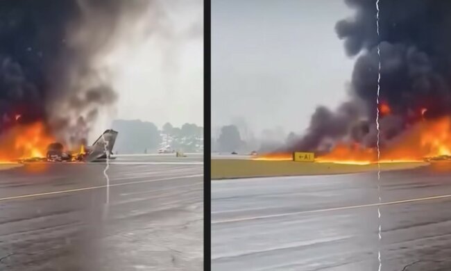 katastrofa samolotu, screen Youtube @oneindia