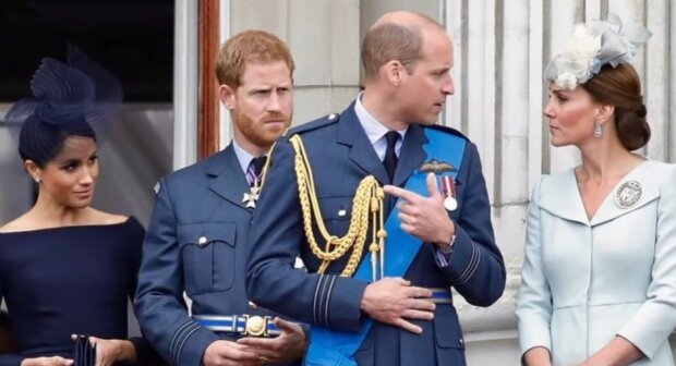 Książę William i księżna Kate, książę Harry i Meghan Markle/YouTube @Dla Ciekawskich