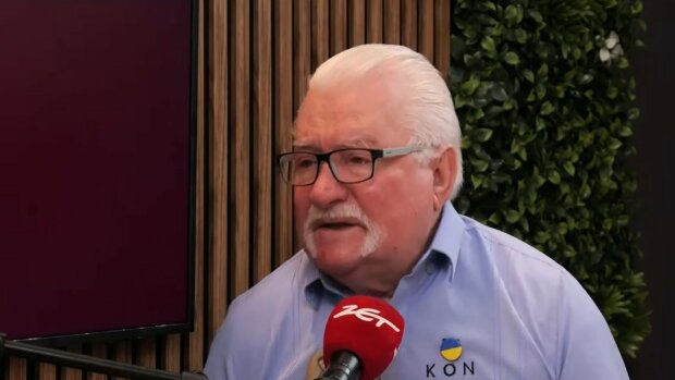 Lech Wałęsa, screen Youtube @radiozet