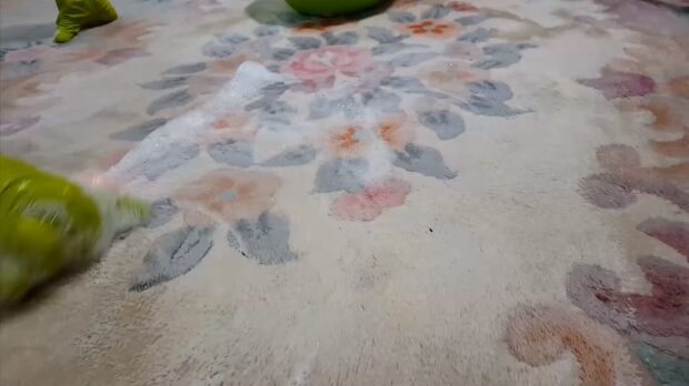 Czyszczenie dywanów. Źródło: Youtube Take Look