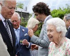 Królowa Elżbieta II i uczestniczy szczytu G7/YouTube @The Telegraph