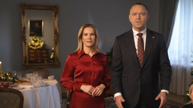 Karol i Marta Nawroccy, screen Youtube @prezydent