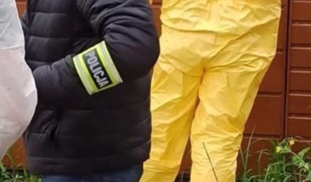 Działania policji na miejscu odkrycia zwłok/YouTube @Telewizja TVT