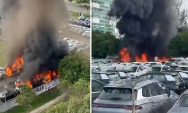 Dwa helikoptery runęły na ziemię po zderzeniu nad miastem. Są ofiary