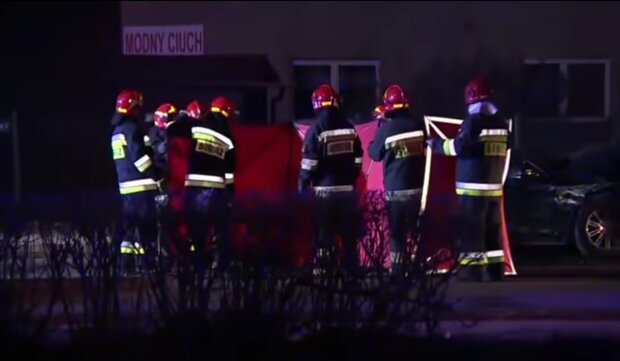 Wypadek kolumny rządowej/ YouTube @Janusz Jaskółka